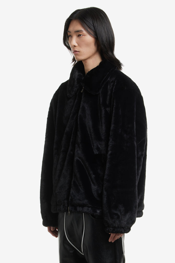 FAUX FUR COACH JACKET - WORKSOUT WORLDWIDE