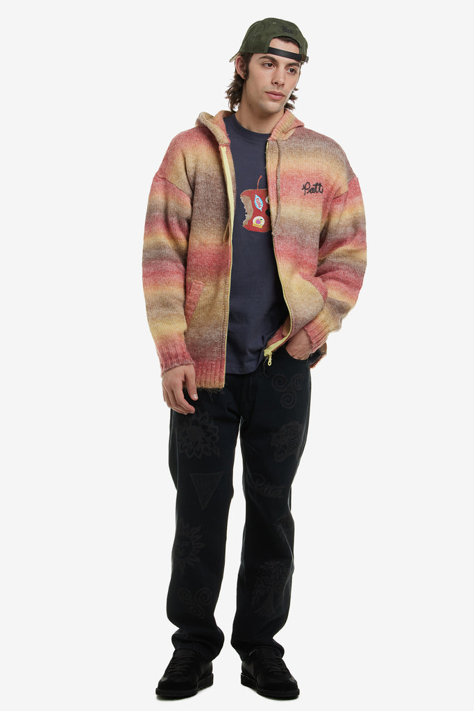 RAINBOW KNITTED HOODED SWEATER - WORKSOUT WORLDWIDE