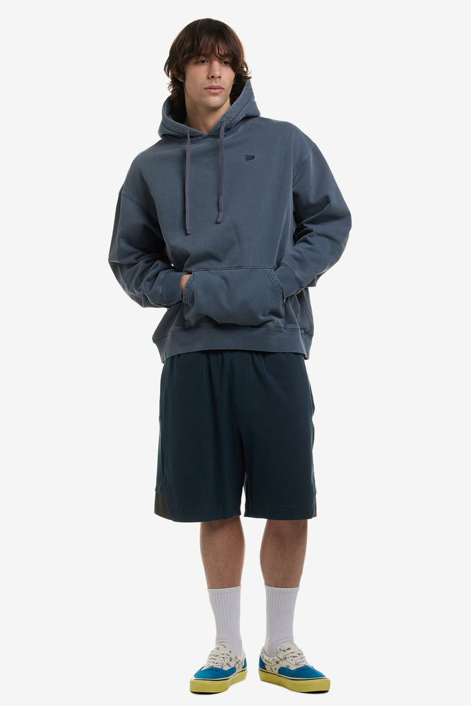 WASHED BOXY HOODED SWEATER - WORKSOUT WORLDWIDE