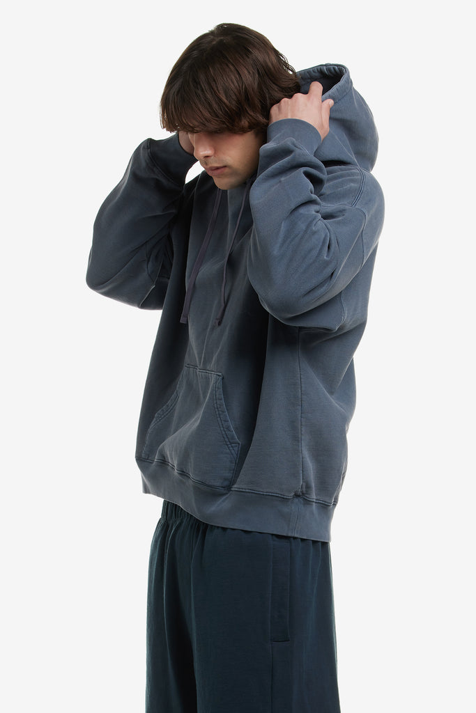 WASHED BOXY HOODED SWEATER - WORKSOUT WORLDWIDE