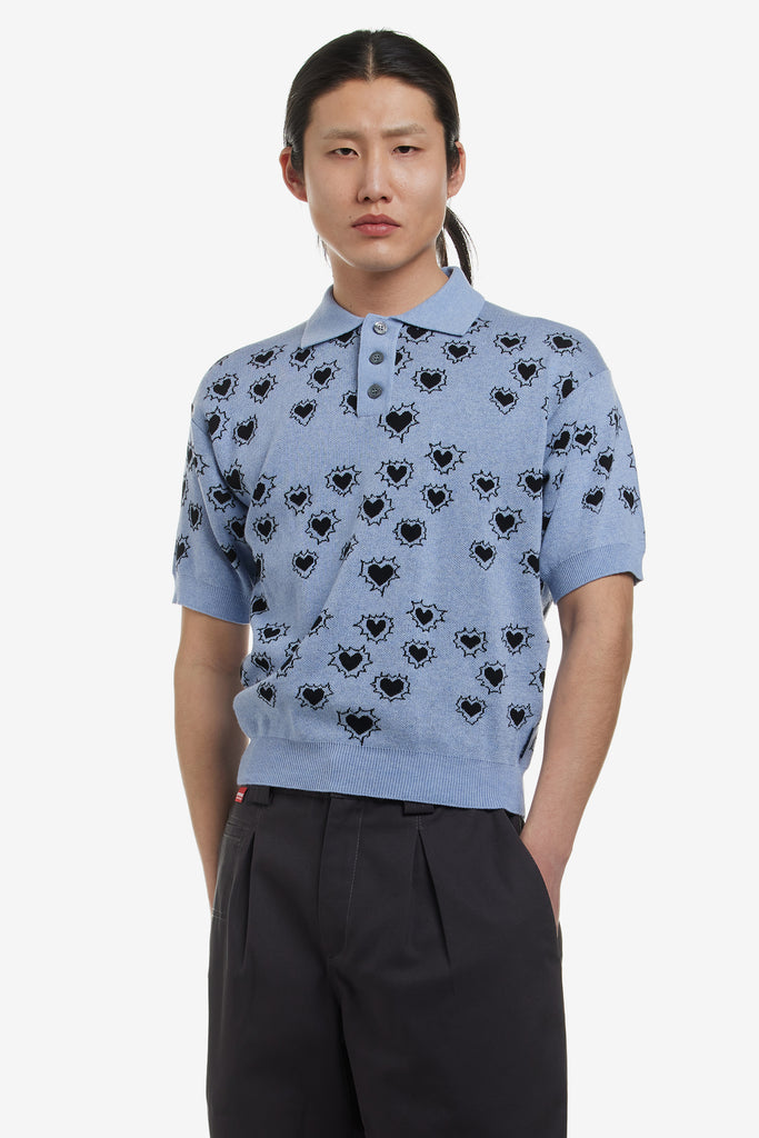 HEARTS POLO JUMPER - WORKSOUT WORLDWIDE