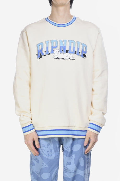 TEAM SPIRIT EMBROIDERED CREW NECK