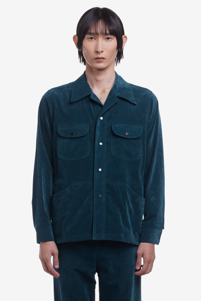 VELVET BUSH SHIRT JACKET - WORKSOUT WORLDWIDE