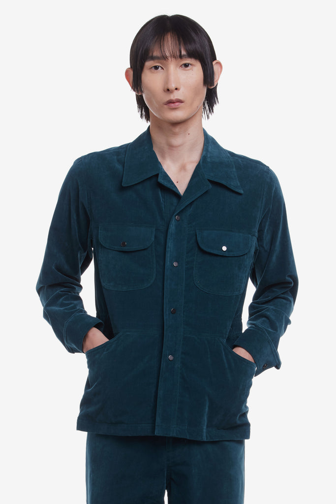 VELVET BUSH SHIRT JACKET - WORKSOUT WORLDWIDE