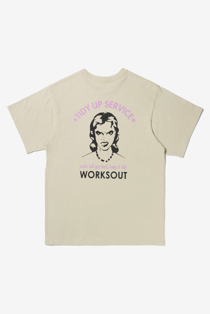 x WORKSOUT TIDY UP TEE - WORKSOUT WORLDWIDE