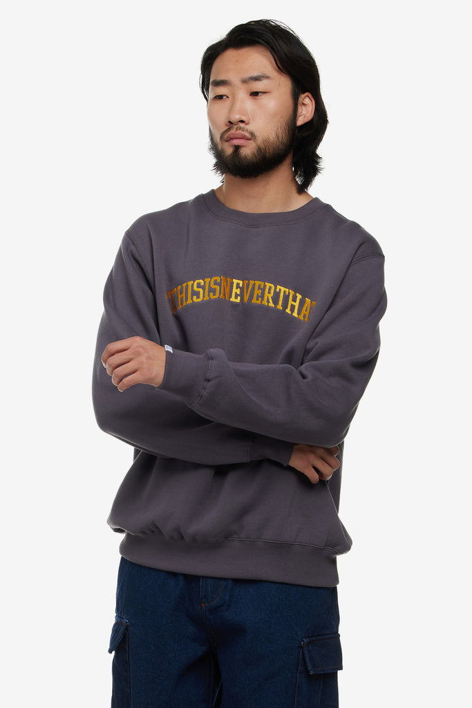 ARCH LOGO CREWNECK - WORKSOUT WORLDWIDE