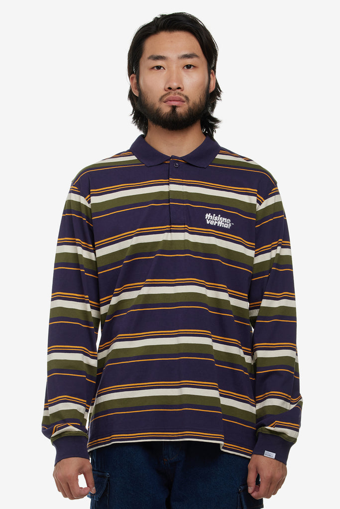 STRIPED RUGBY SHIRT - WORKSOUT WORLDWIDE