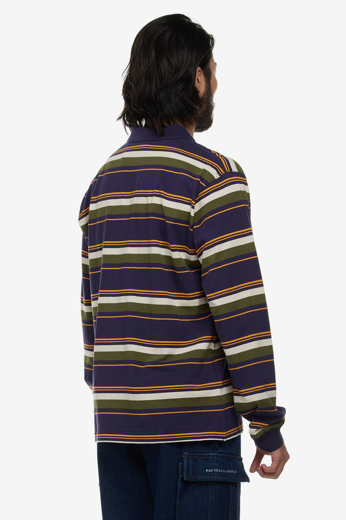 STRIPED RUGBY SHIRT - WORKSOUT WORLDWIDE