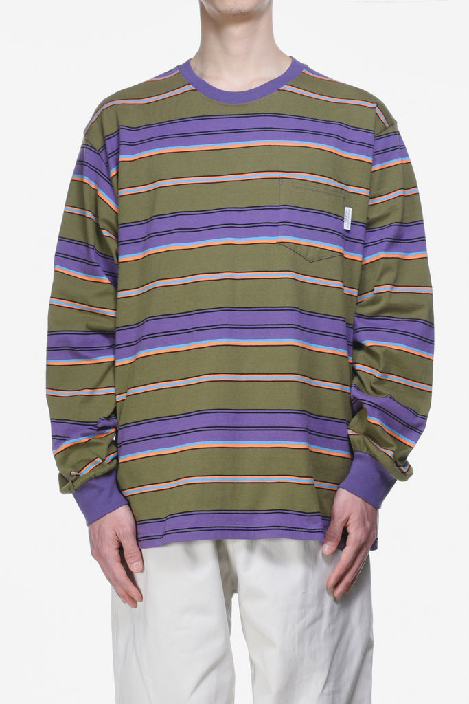 STRIPED LS TEE - WORKSOUT WORLDWIDE