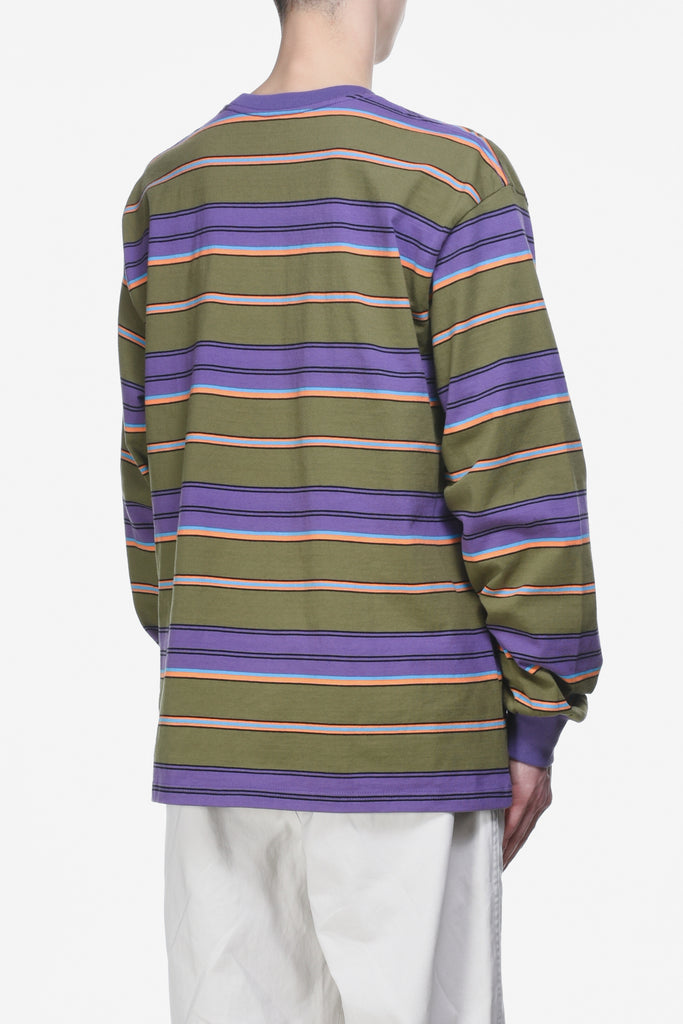 STRIPED LS TEE - WORKSOUT WORLDWIDE