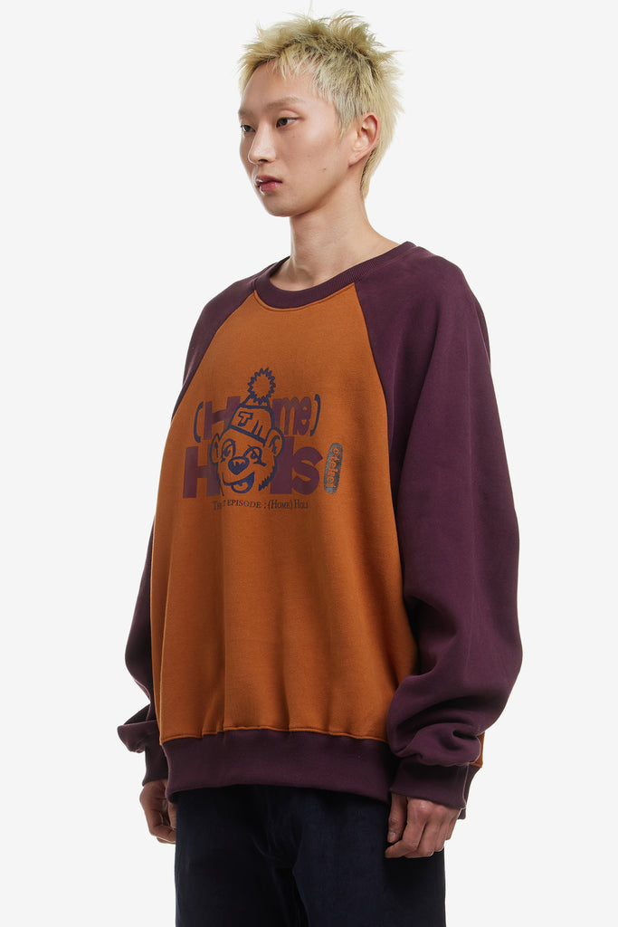 BEAR'S HUG RAGLAN SWEATSHIRT - WORKSOUT WORLDWIDE