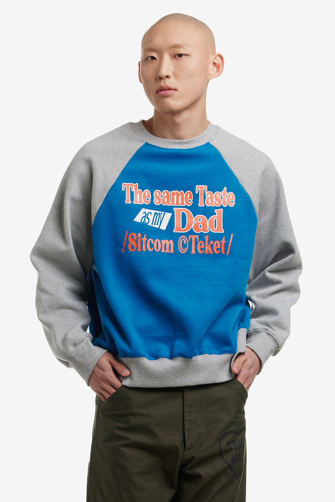 SAME TASTE RAGLAN SWEATSHIRT - WORKSOUT WORLDWIDE