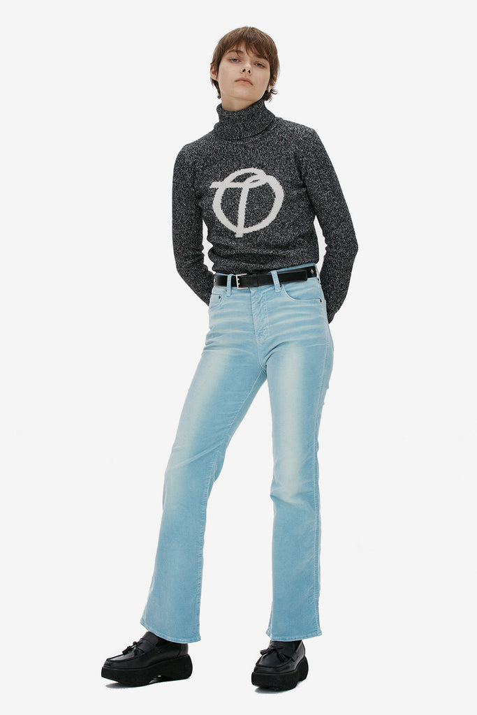 SYMBOL KID MOHAIR TURTLE NECK SWEATER - WORKSOUT WORLDWIDE