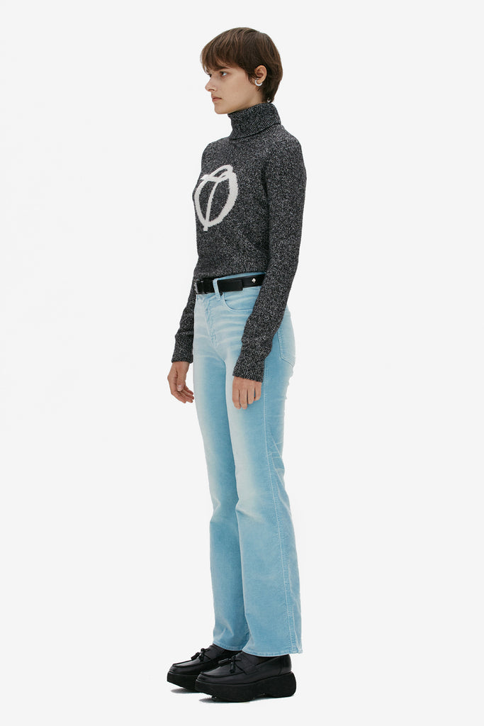 SYMBOL KID MOHAIR TURTLE NECK SWEATER - WORKSOUT WORLDWIDE