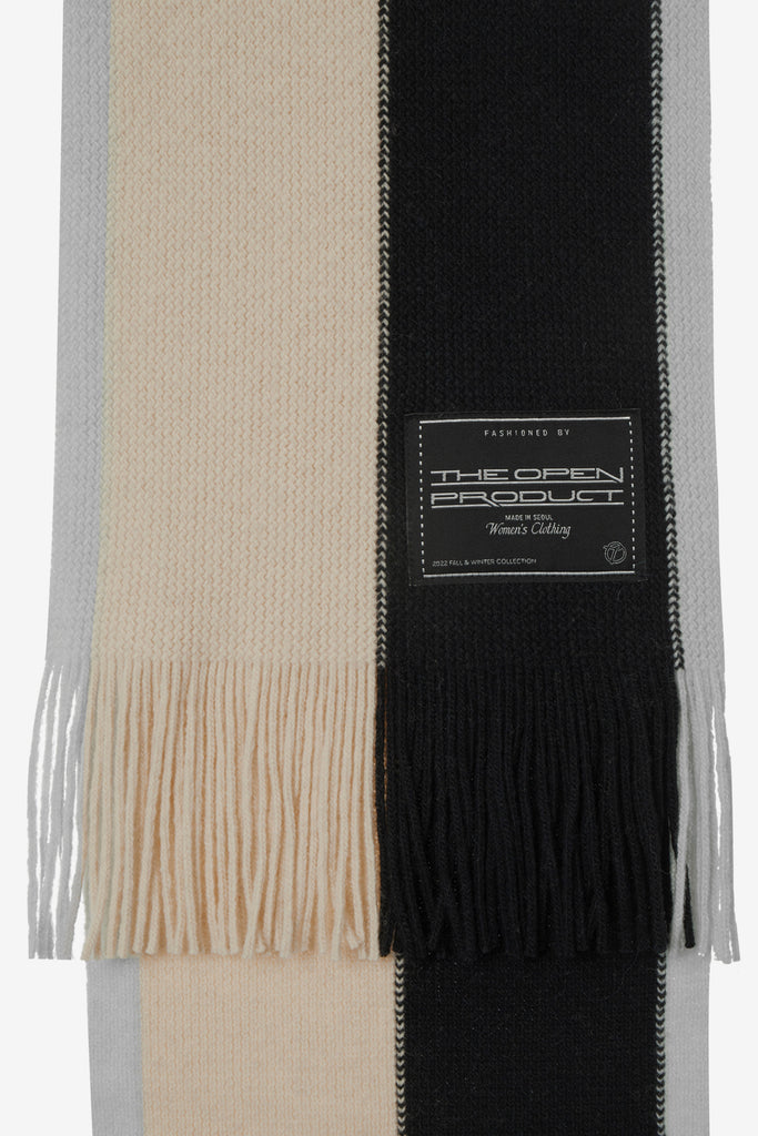 FRINGE STRIPE MUFFLER - WORKSOUT Worldwide