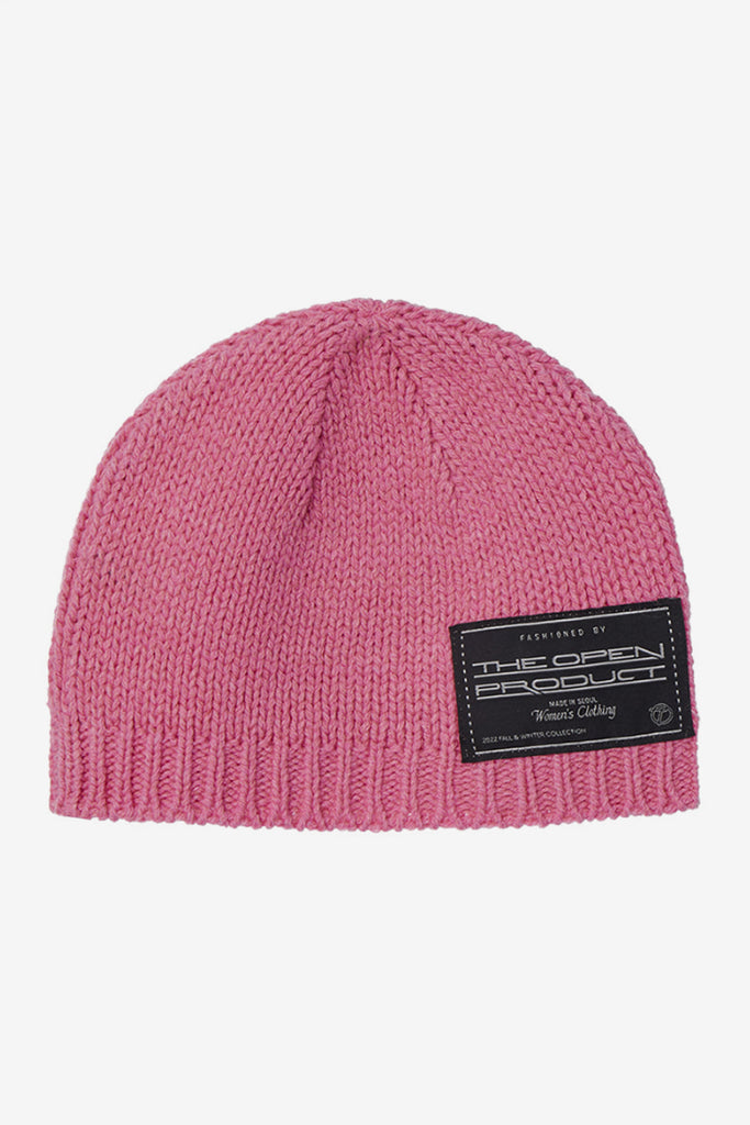 PATCHED WOOL BLEND BEANIE - WORKSOUT Worldwide