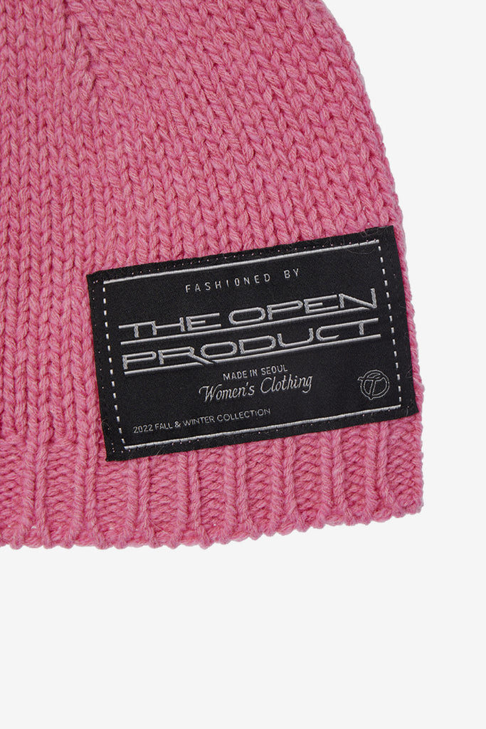 PATCHED WOOL BLEND BEANIE - WORKSOUT Worldwide