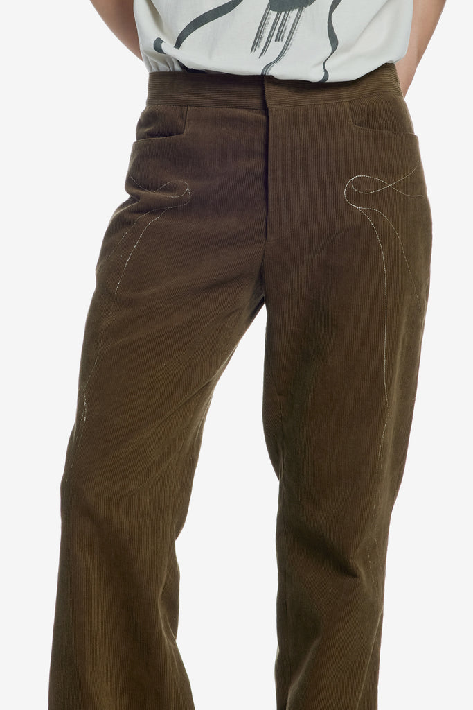 SILVER STITCHED WESTERN PANTS - WORKSOUT Worldwide