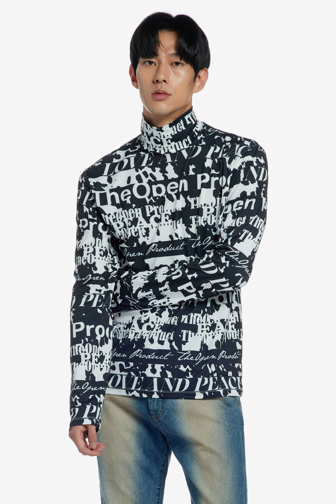LOVE AND PEACE TURTLENECK - WORKSOUT Worldwide