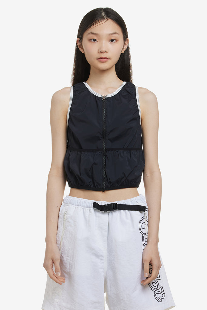 SHIRRING NYLON VEST - WORKSOUT WORLDWIDE