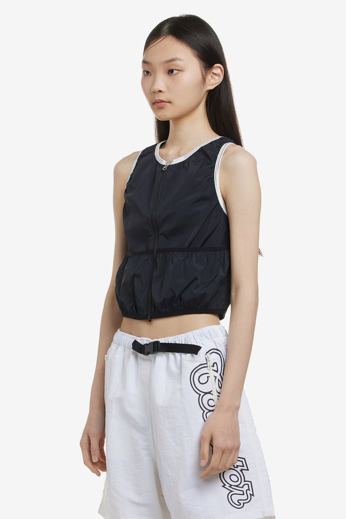 SHIRRING NYLON VEST - WORKSOUT WORLDWIDE