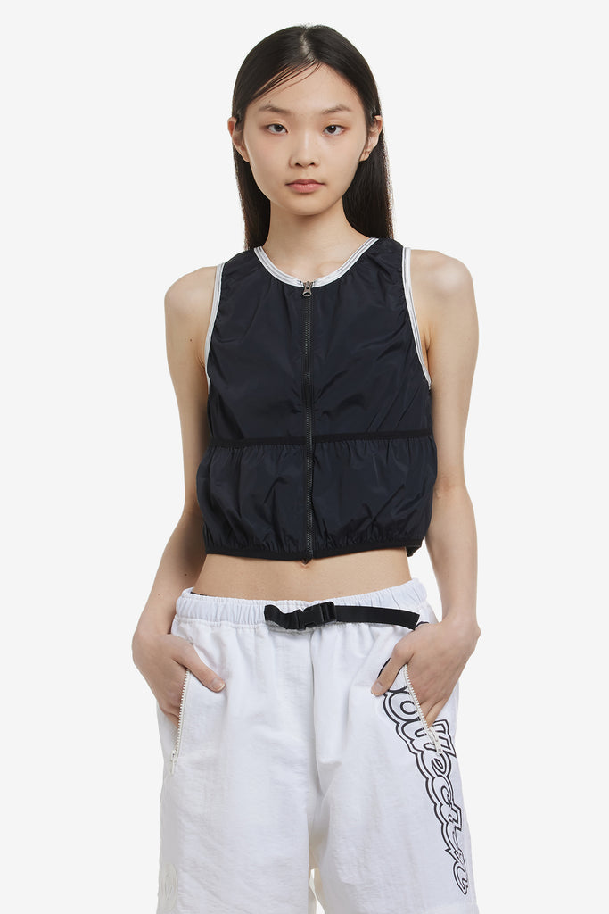 SHIRRING NYLON VEST - WORKSOUT WORLDWIDE