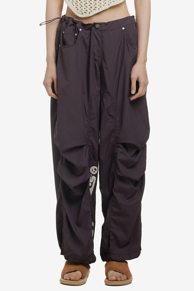 LETTERING PARACHUTE PANTS - WORKSOUT WORLDWIDE