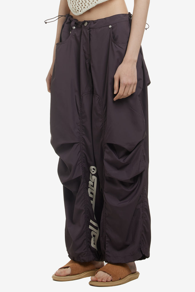 LETTERING PARACHUTE PANTS - WORKSOUT WORLDWIDE