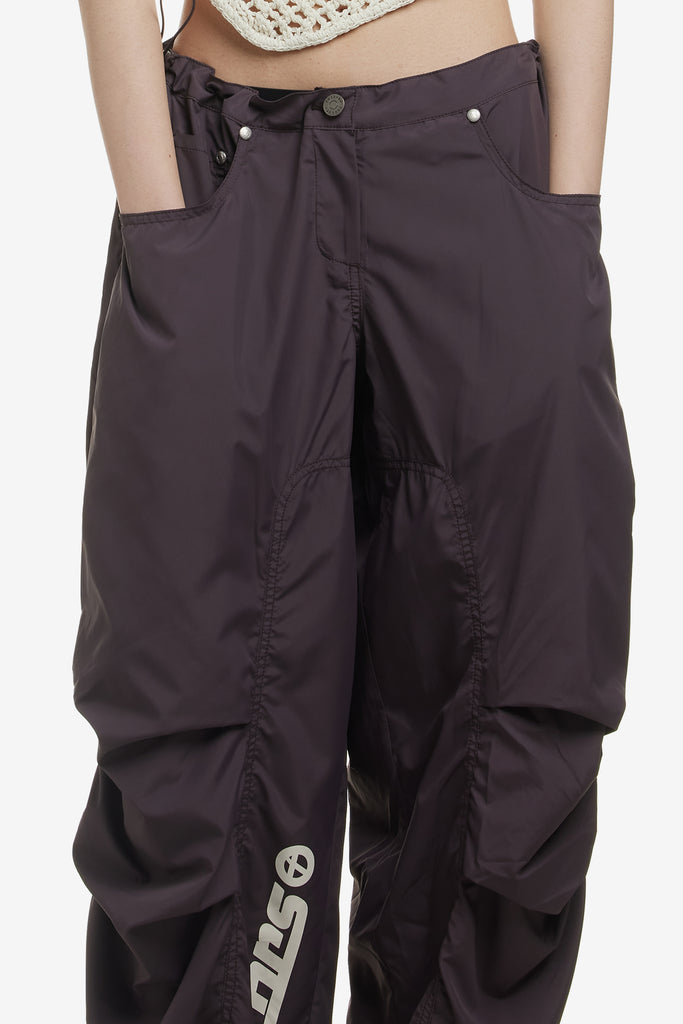 LETTERING PARACHUTE PANTS - WORKSOUT WORLDWIDE