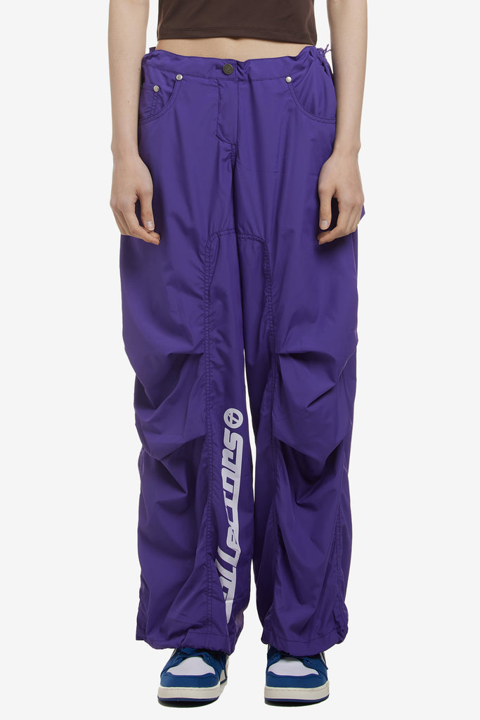 LETTERING PARACHUTE PANTS - WORKSOUT WORLDWIDE