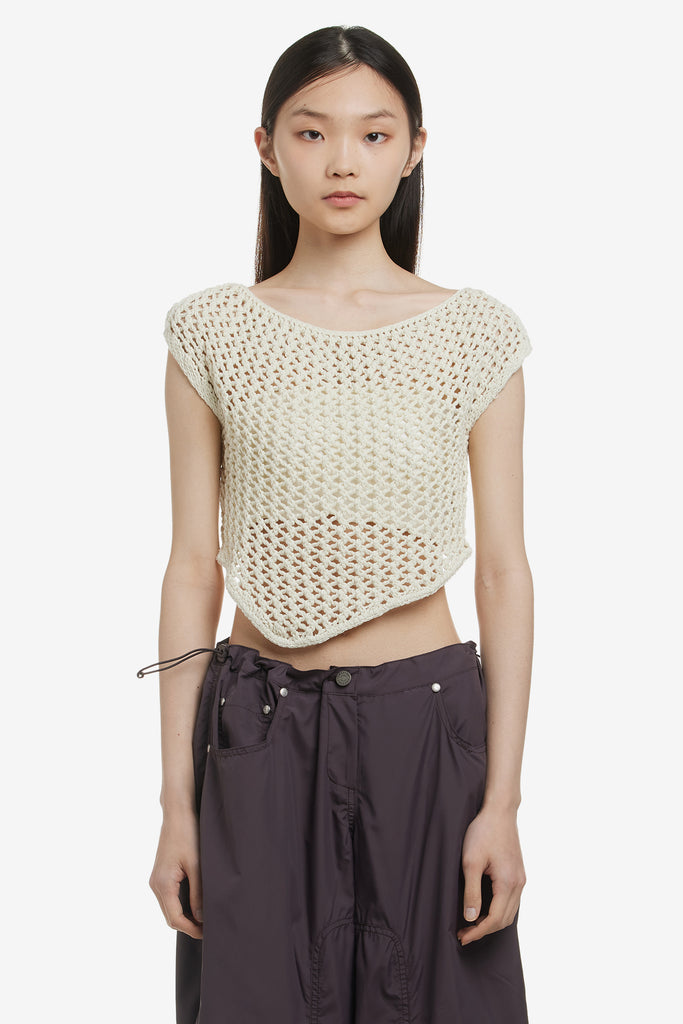 OFF-SHOULDER CROCHET TOP - WORKSOUT WORLDWIDE