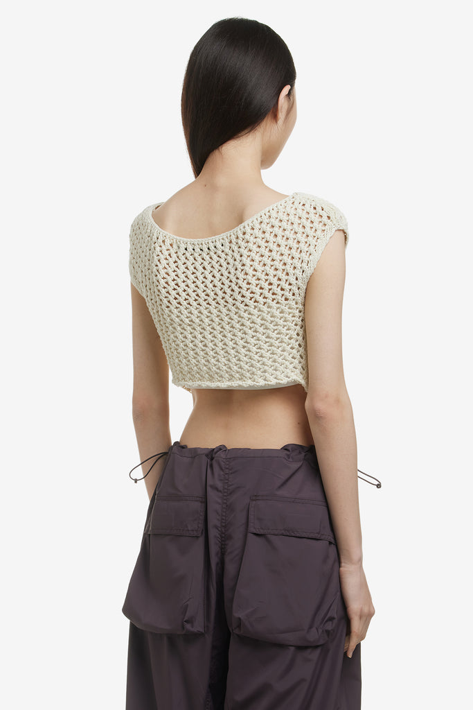 OFF-SHOULDER CROCHET TOP - WORKSOUT WORLDWIDE