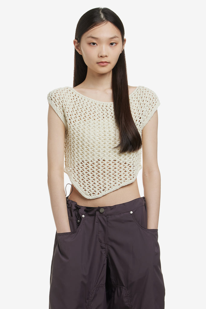 OFF-SHOULDER CROCHET TOP - WORKSOUT WORLDWIDE