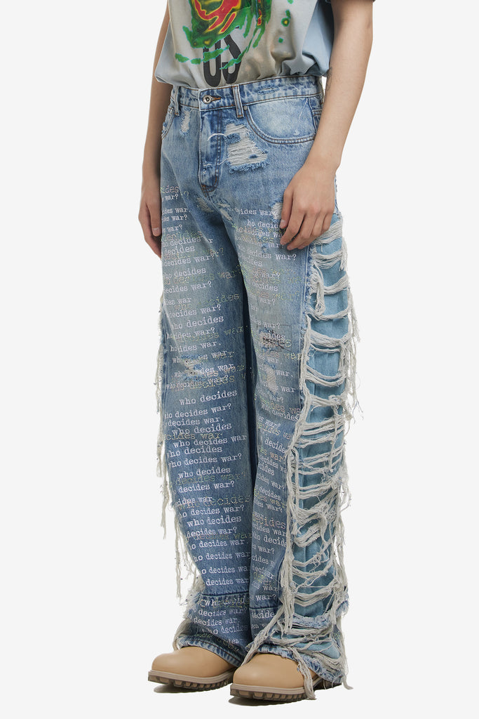 ULTRA FLARE SCRIPTURE DENIM - WORKSOUT WORLDWIDE