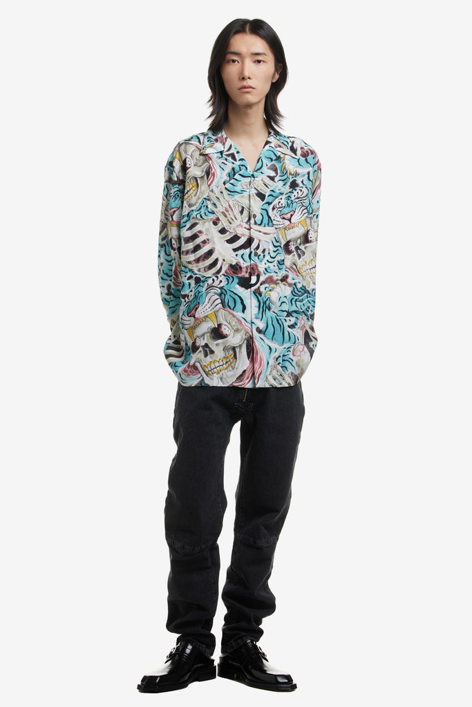 TIM LEHI HAWAIIAN SHIRT L/S ( TYPE-2 ) - WORKSOUT WORLDWIDE