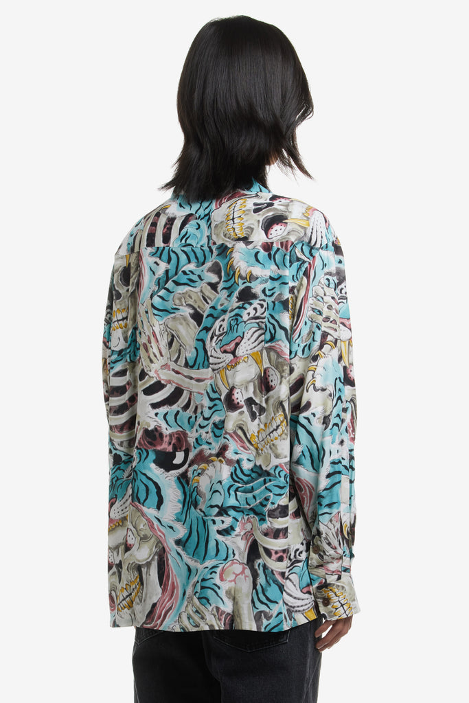 TIM LEHI HAWAIIAN SHIRT L/S ( TYPE-2 ) - WORKSOUT WORLDWIDE