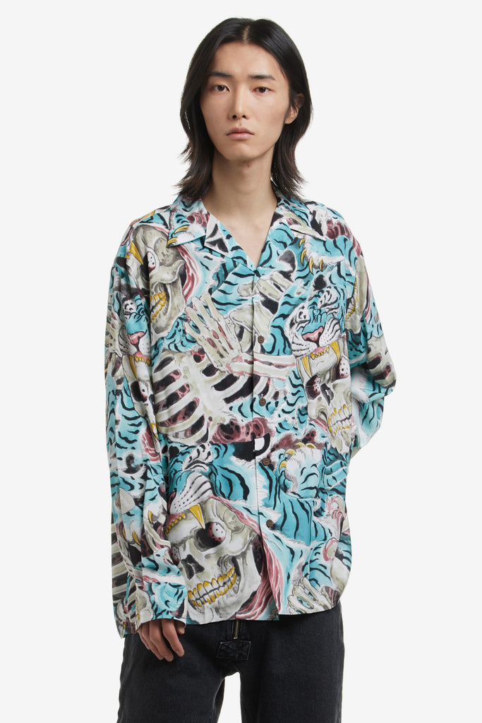 TIM LEHI HAWAIIAN SHIRT L/S ( TYPE-2 ) - WORKSOUT WORLDWIDE