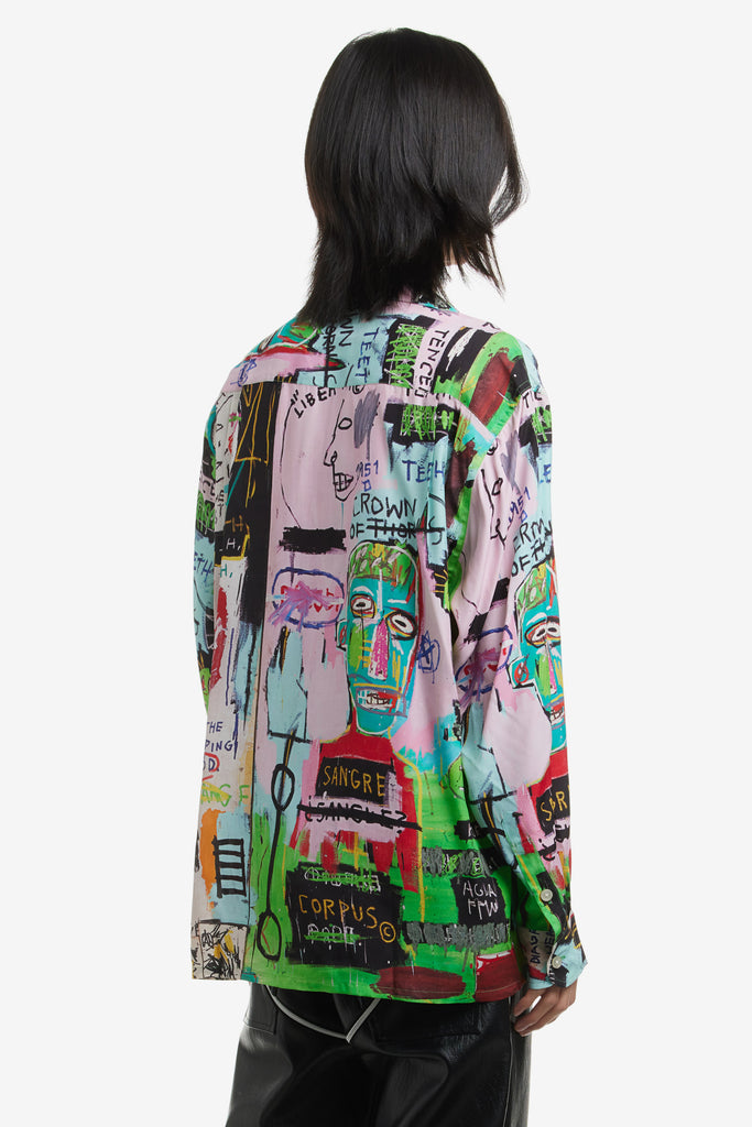 JEAN-MICHEL BASQUIAT HAWAIIAN SHIRT L/S - WORKSOUT WORLDWIDE