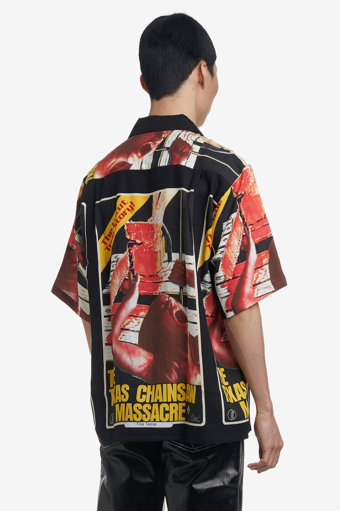 THE TEXAS CHAINSAW MASSACRE / S/S HAWAIIAN SHIRT - WORKSOUT WORLDWIDE