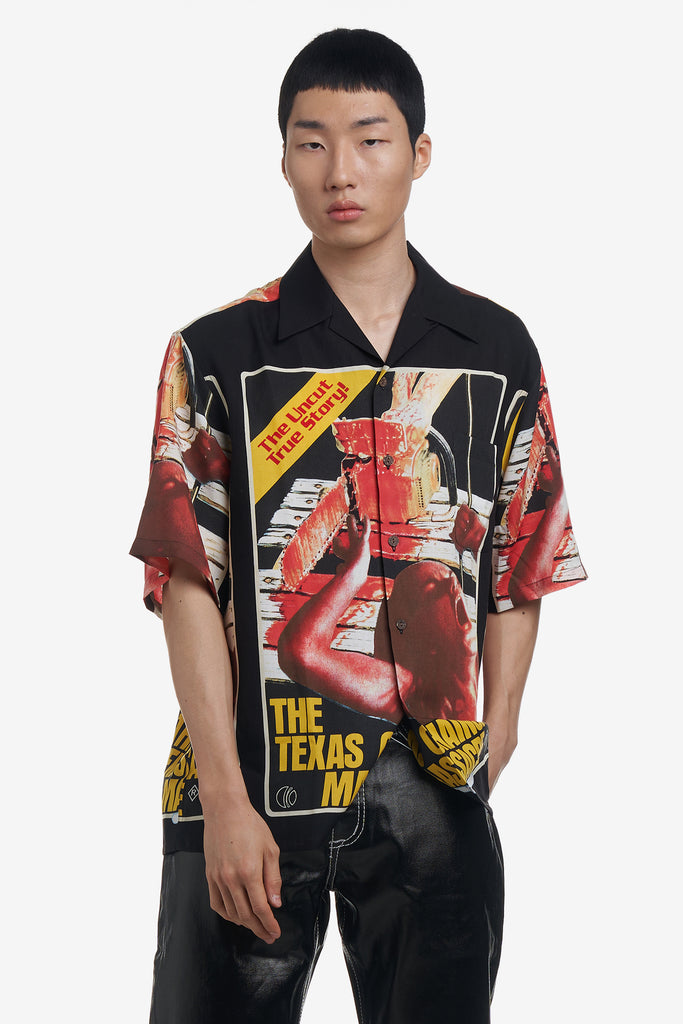 THE TEXAS CHAINSAW MASSACRE / S/S HAWAIIAN SHIRT - WORKSOUT WORLDWIDE