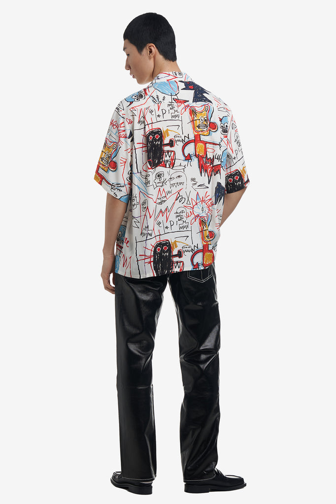 JEAN-MICHEL BASQUIAT / S/S HAWAIIAN SHIRT ( TYPE-4 ) - WORKSOUT WORLDWIDE