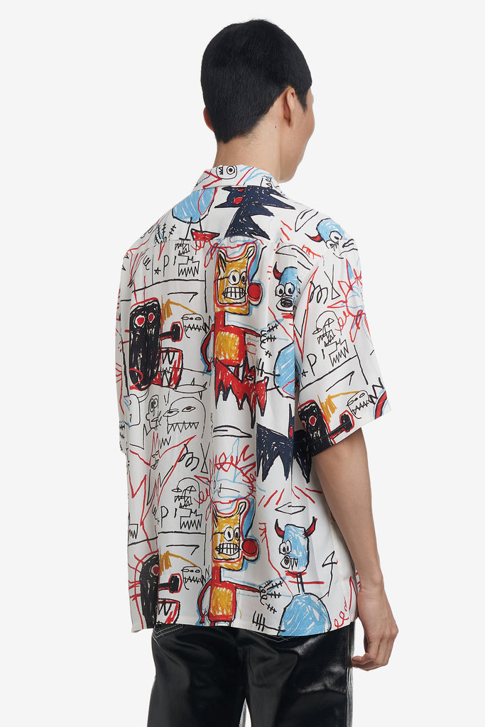 JEAN-MICHEL BASQUIAT / S/S HAWAIIAN SHIRT ( TYPE-4 ) - WORKSOUT WORLDWIDE